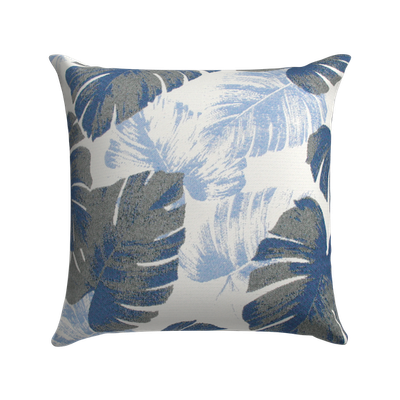 Azure Monstera Kissen