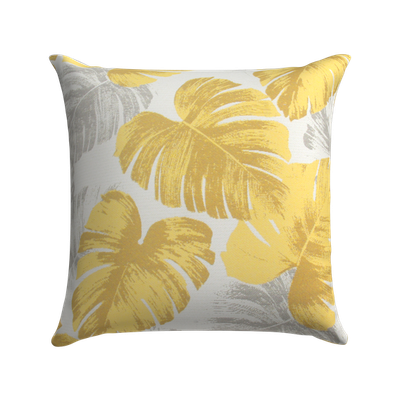 Citron Monstera Kissen