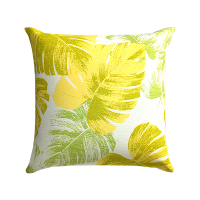 Lime Monstera Kissen
