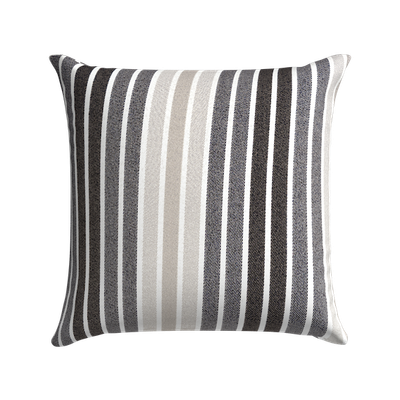 Charcoal Parker Stripe Kissen