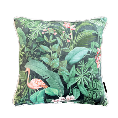 Art Deco Flamingo Kissen