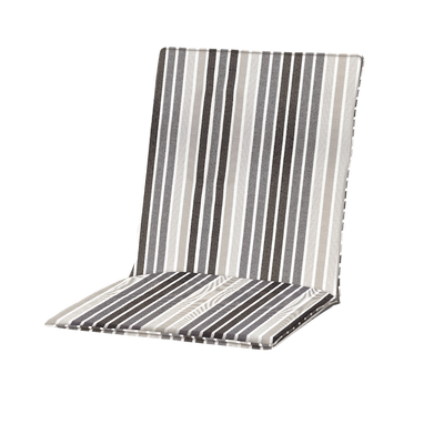 Charcoal Parker Stripe Low Back