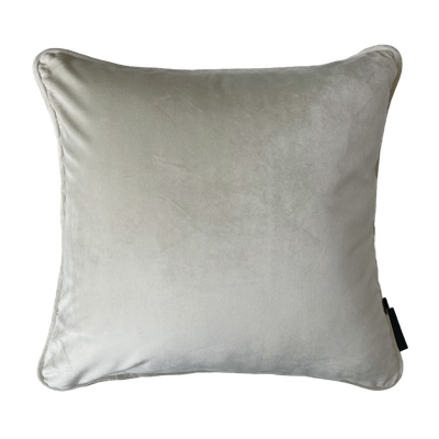 Velvet Plain White Kissen