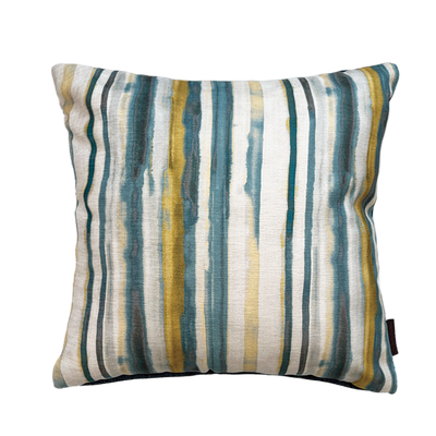 Joy Stripe Blue Kissen
