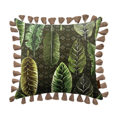 Wild Rich Greenery Kissen