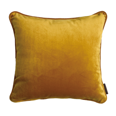 Velvet Plain Ginger Kissen