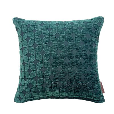 Jacquard Chenille Green Kissen