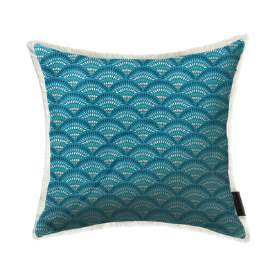 Graphic Pattern Blue Kissen