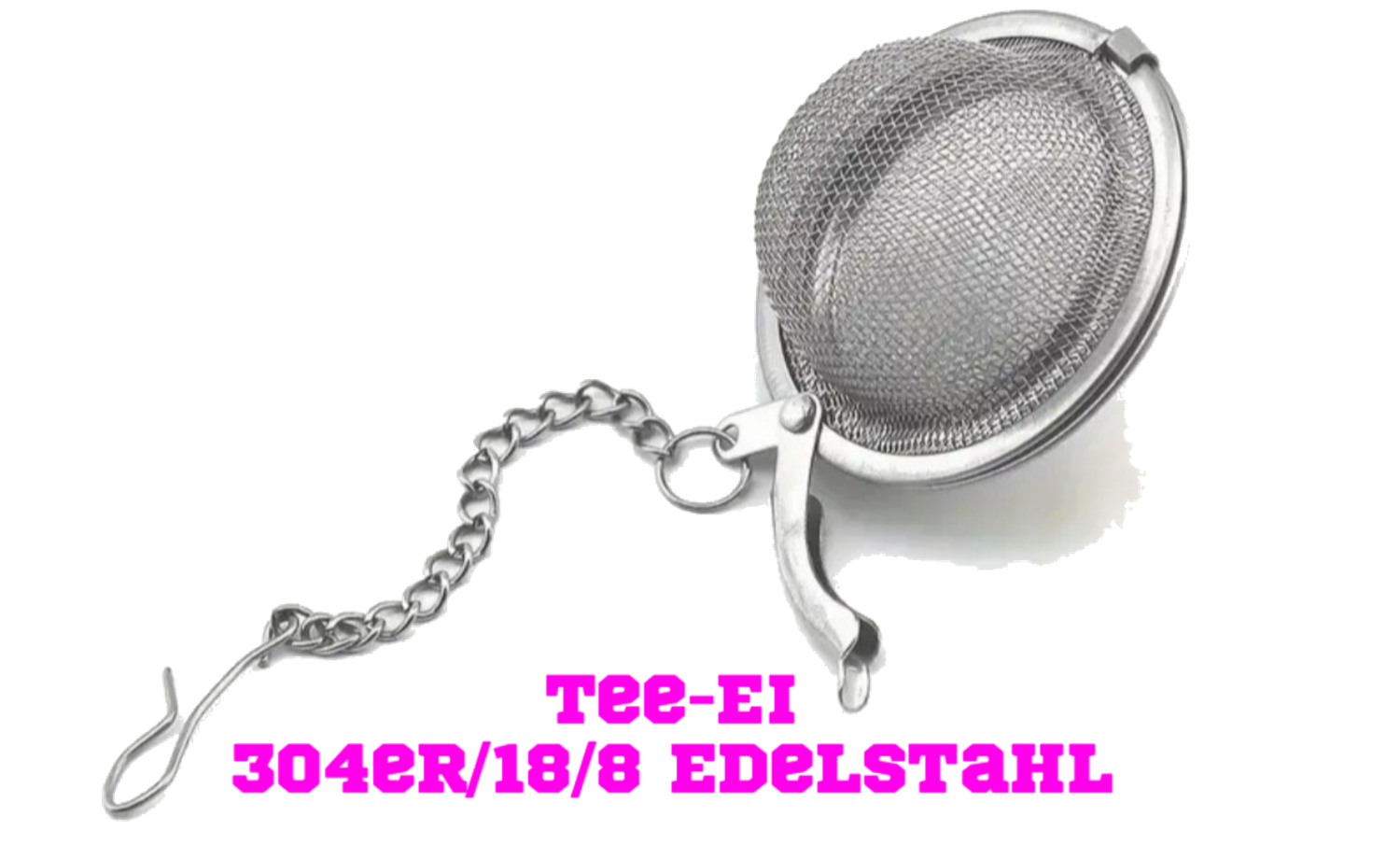 Tee Ei aus rostfreien Edelstahl für losen Tee