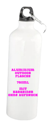 Outdoor Alu-Flasche 750ml - ohne Aufdruck