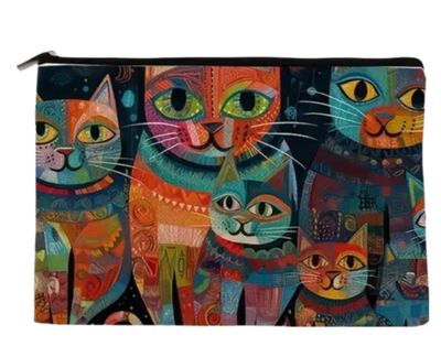 Kulturbeutel - Kunst - Katzen