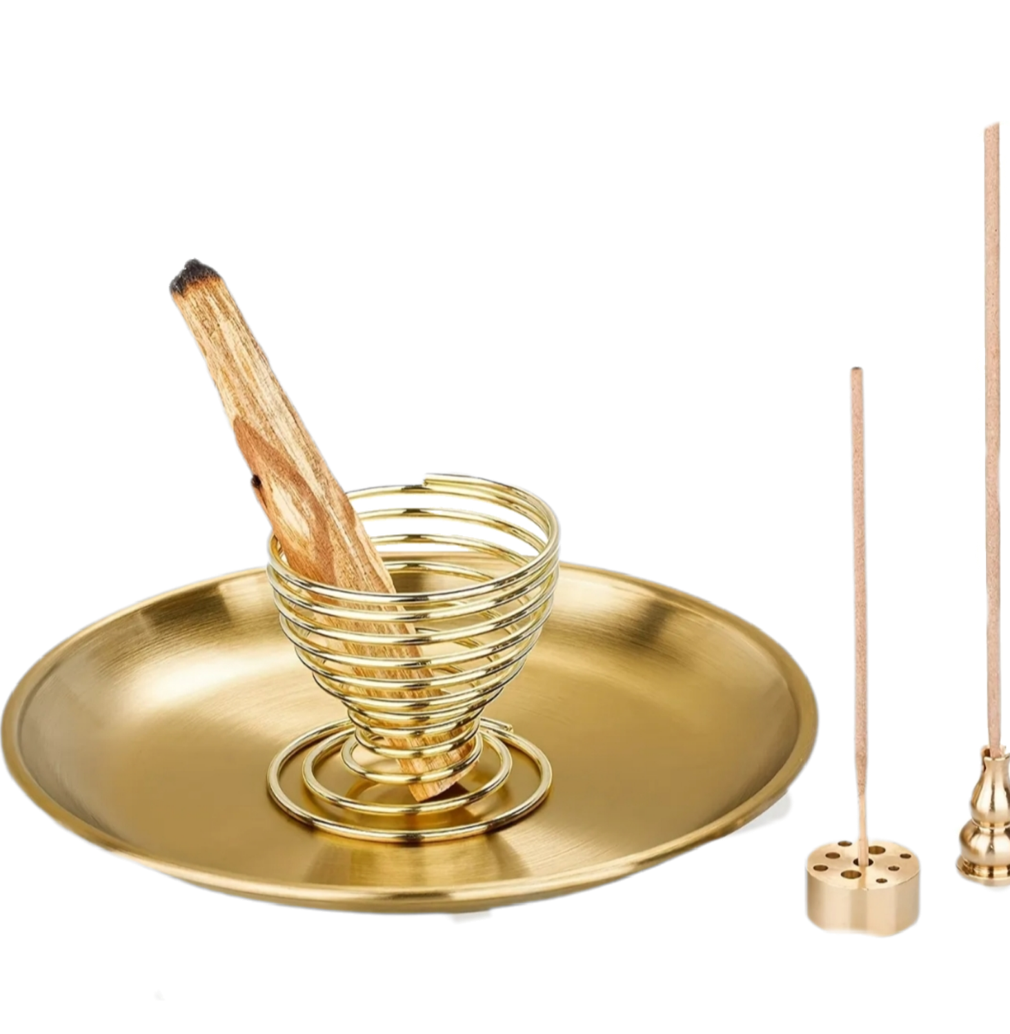 Eleganter 5 in 1 Räucherware Halter - Messing