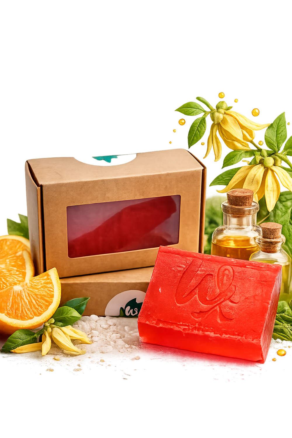 Handgemacht - Ylang-Ylang &amp; Orange Naturseife