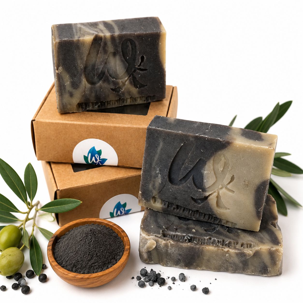 Premium-Totes Meer Schlamm Olivenölseife – Handgefertigte Naturseife