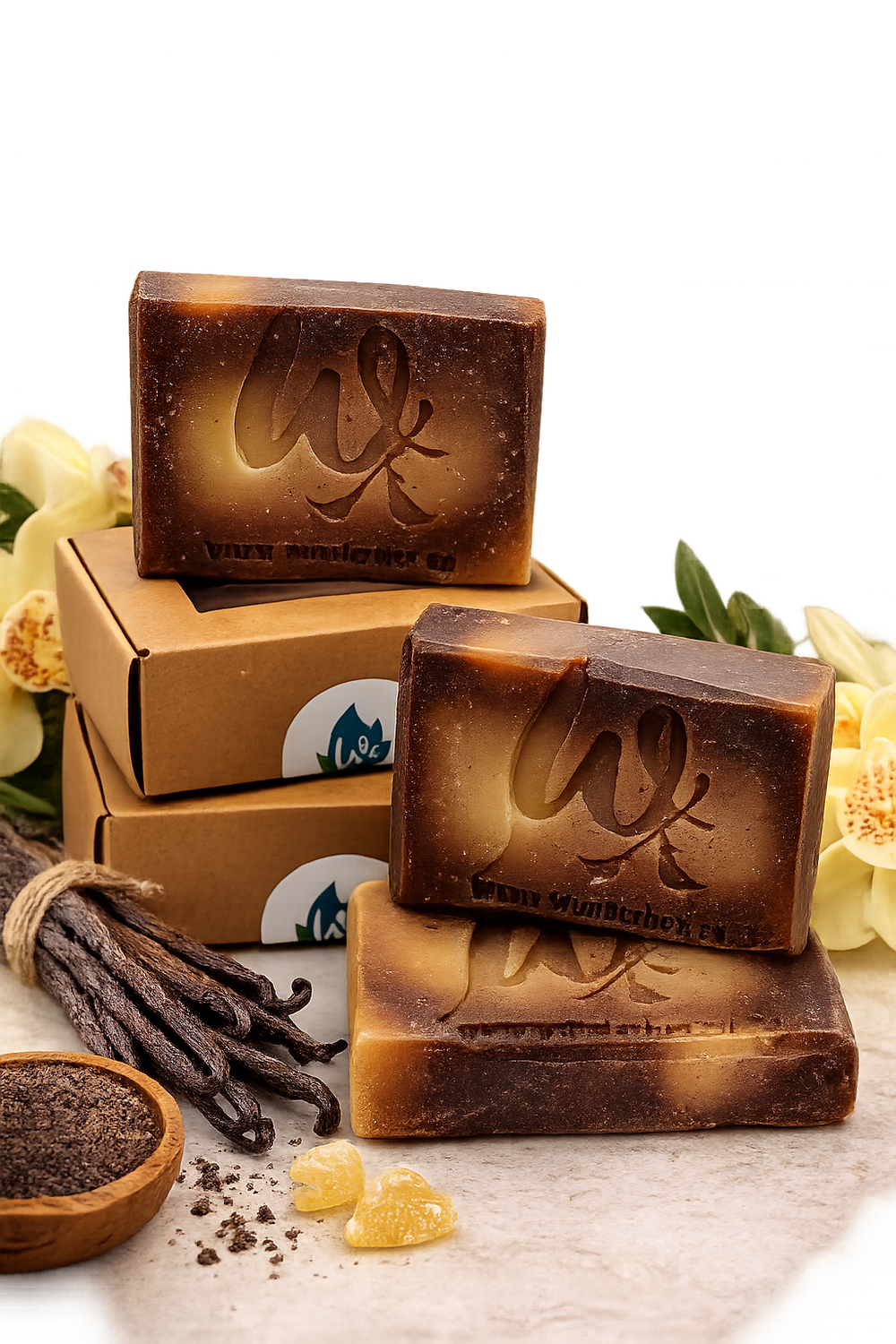 Premium - Vanille Olivenölseife – Handgefertigte Naturseife