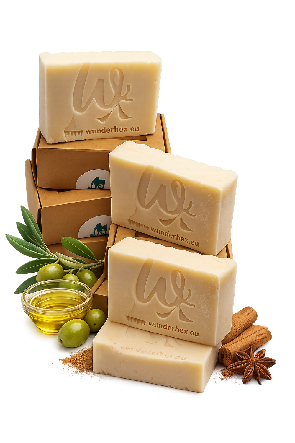 Premium - Eselsmilch-Olivenölseife – Handgefertigte Naturseife