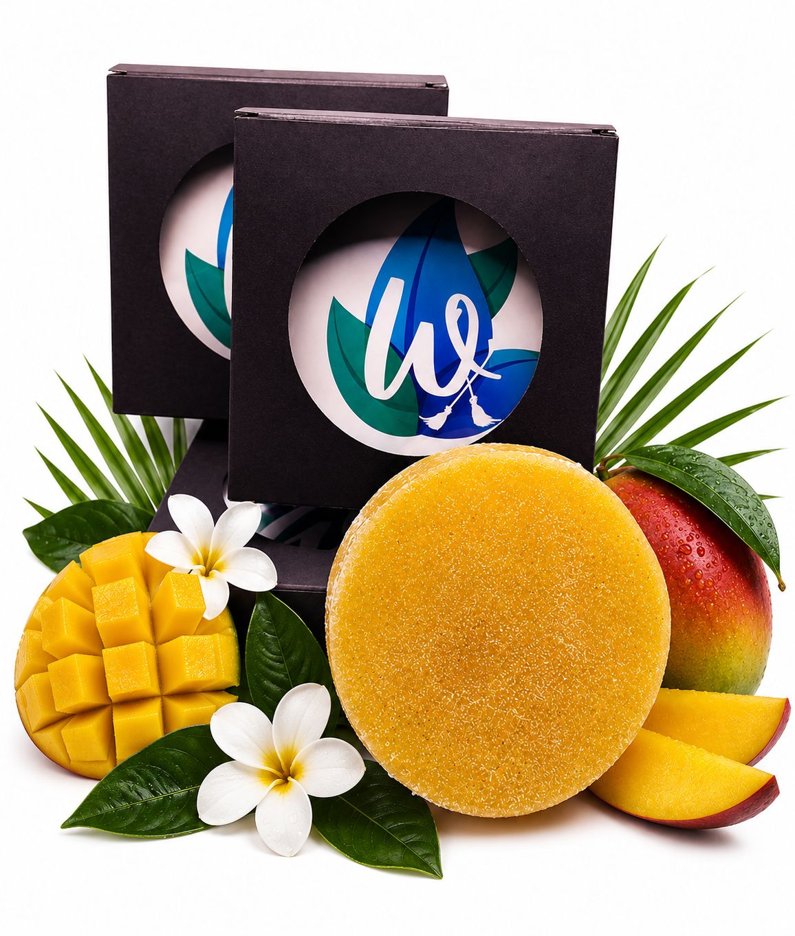 Schwammseife - Mango - Peeling &amp; Reinigung