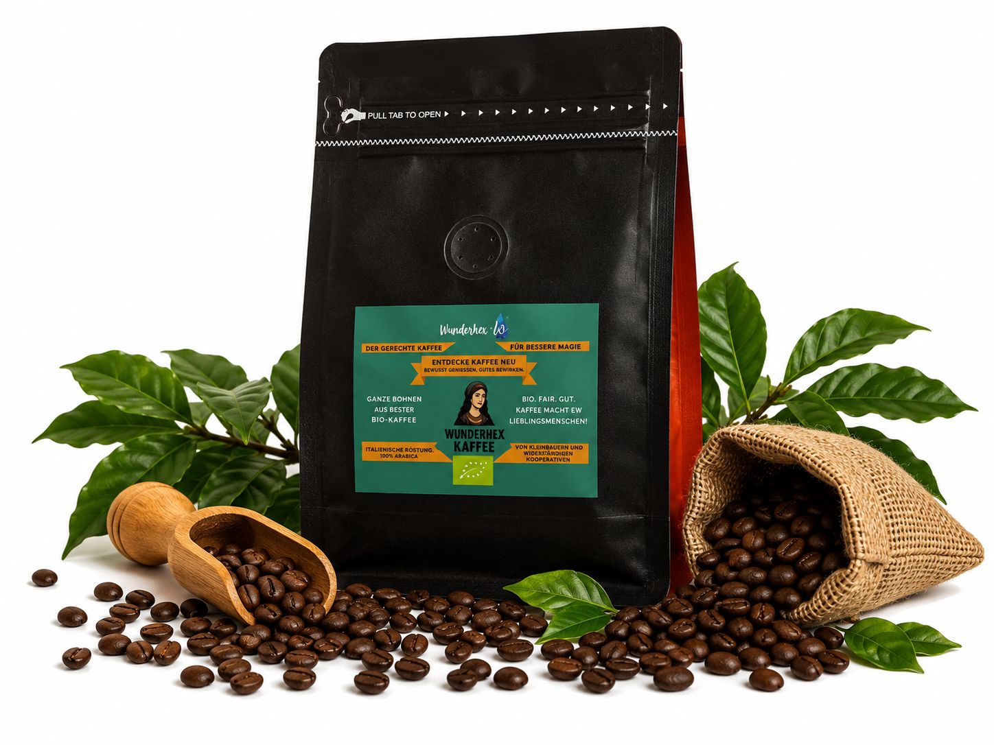 Der gerechte BIO Wunderhex Kaffee – Italienische Röstung