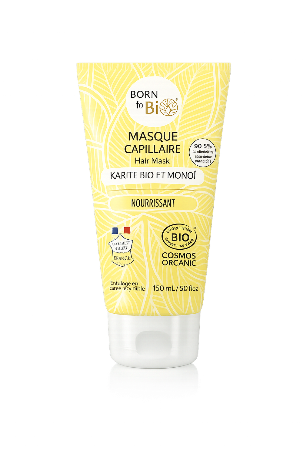 Nährende Bio-Haarmaske mit Monoi &amp; Sheabutter