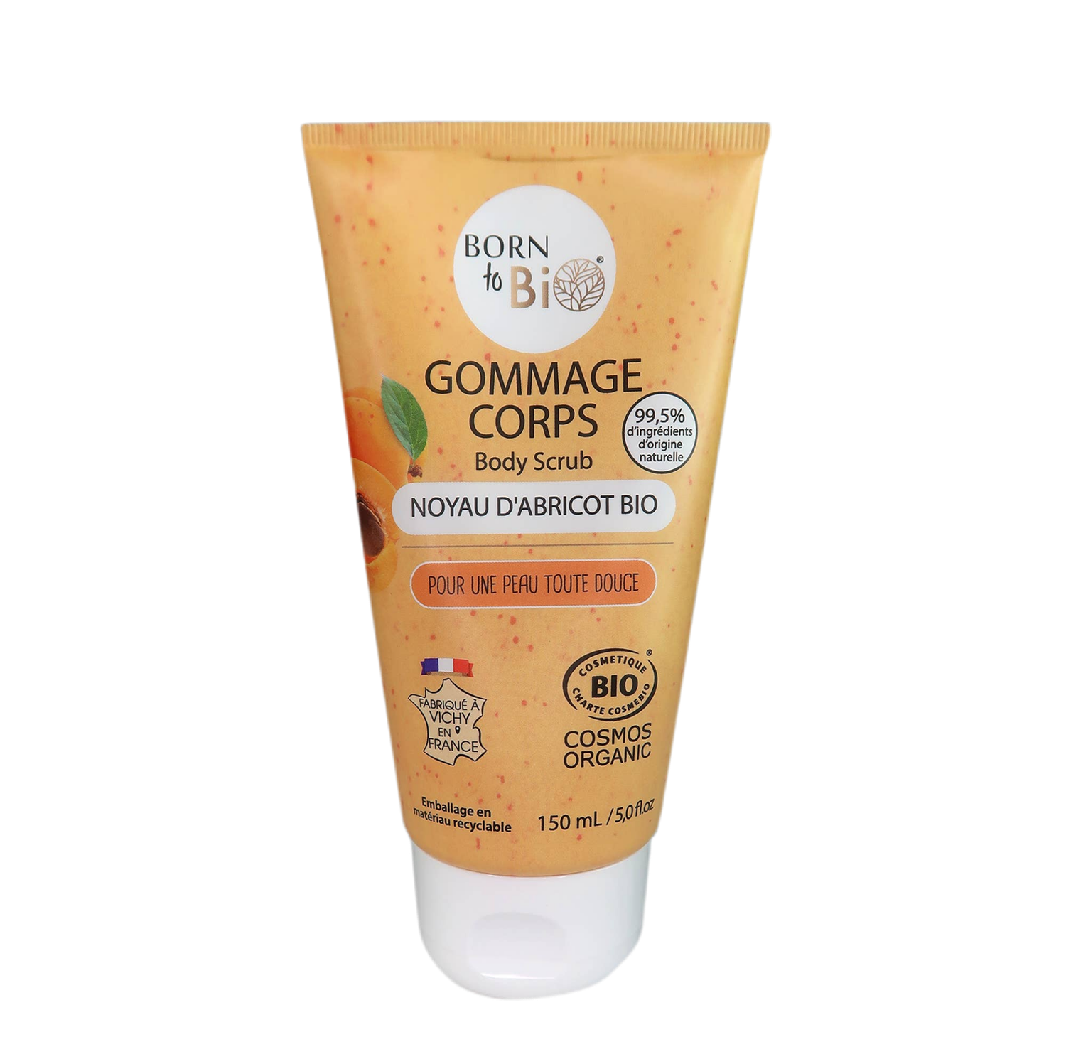 Körperpeeling Bio Aprikosenkern – COSMOS Organic