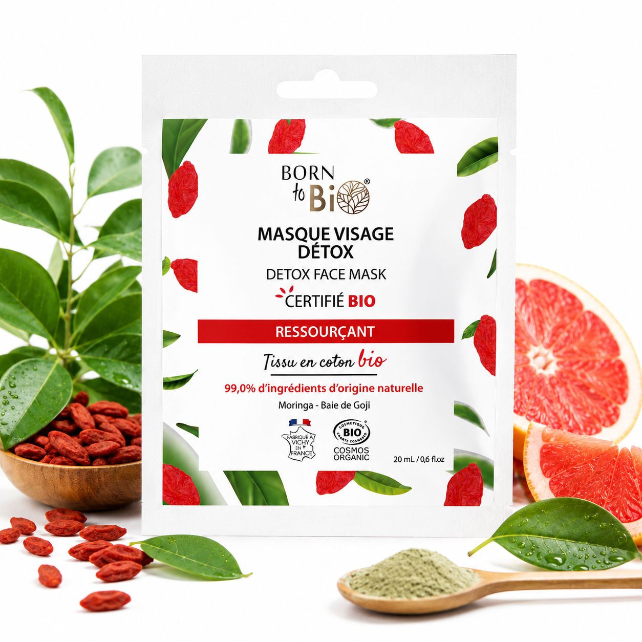 COSMOS ORGANIC Entgiftende Gesichtsmaske