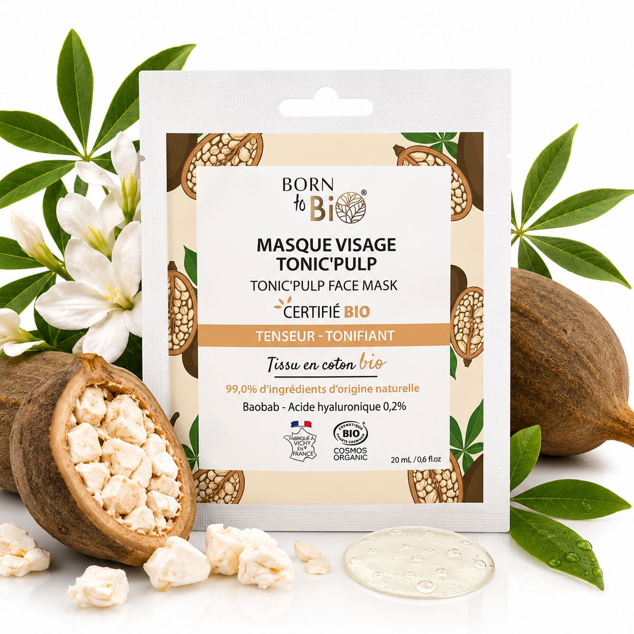 COSMOS Organic Tonic'Pulp Gesichtsmaske
