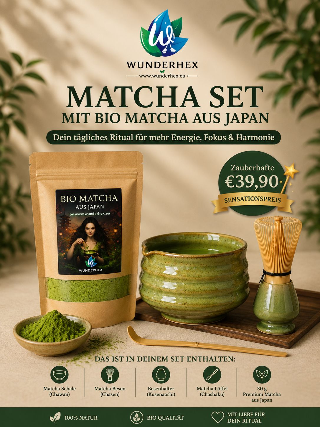 Sonderangebot - Matcha Set – Bio Matcha aus Japan