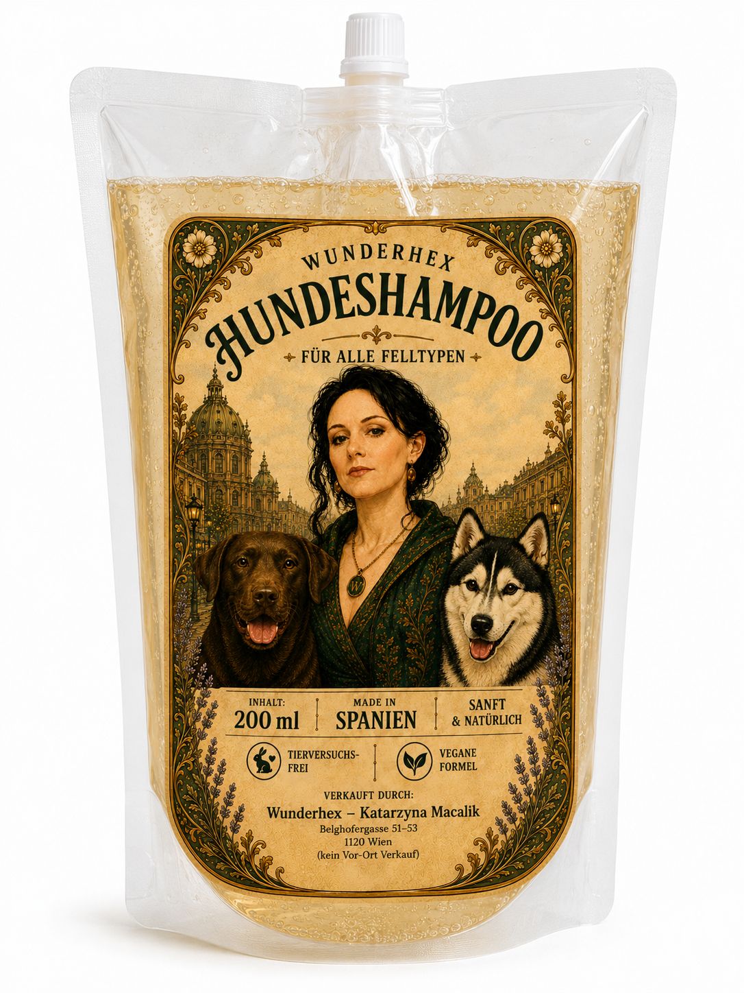 Wunderhex Hundeshampoo mit Arganöl