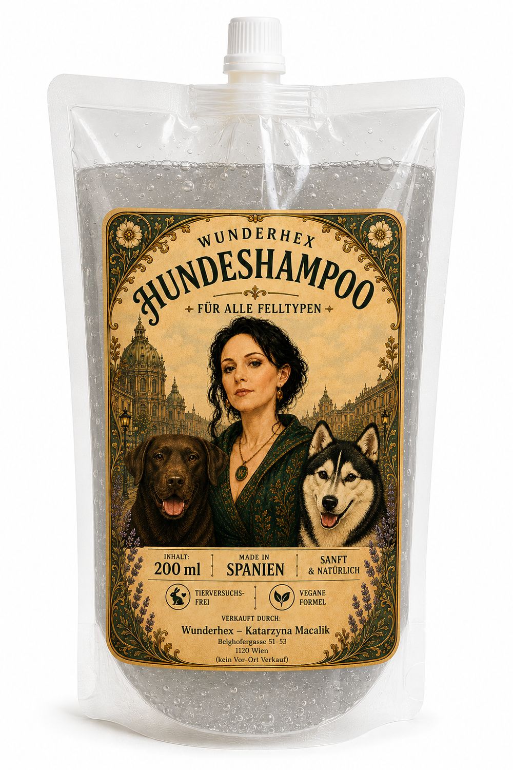 Wunderhex Detox Shampoo mit Aktivkohle