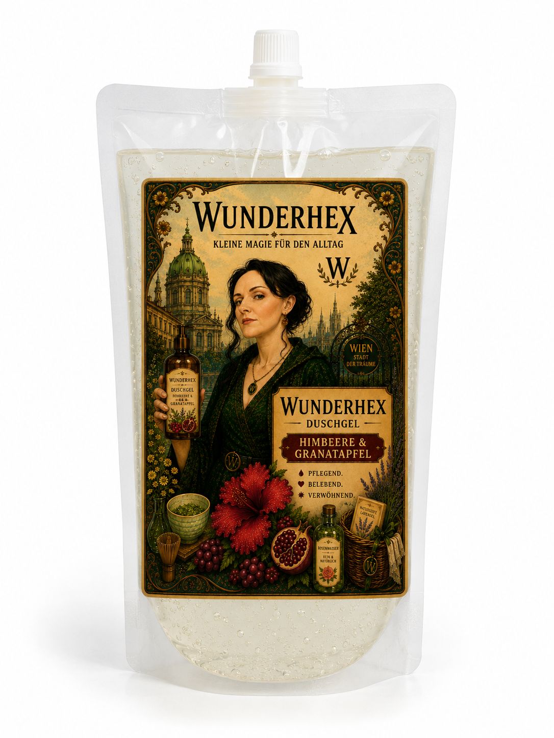 NEU SPA Duschgel - Himbeere &amp; Granatapfel -Nachfüllpack