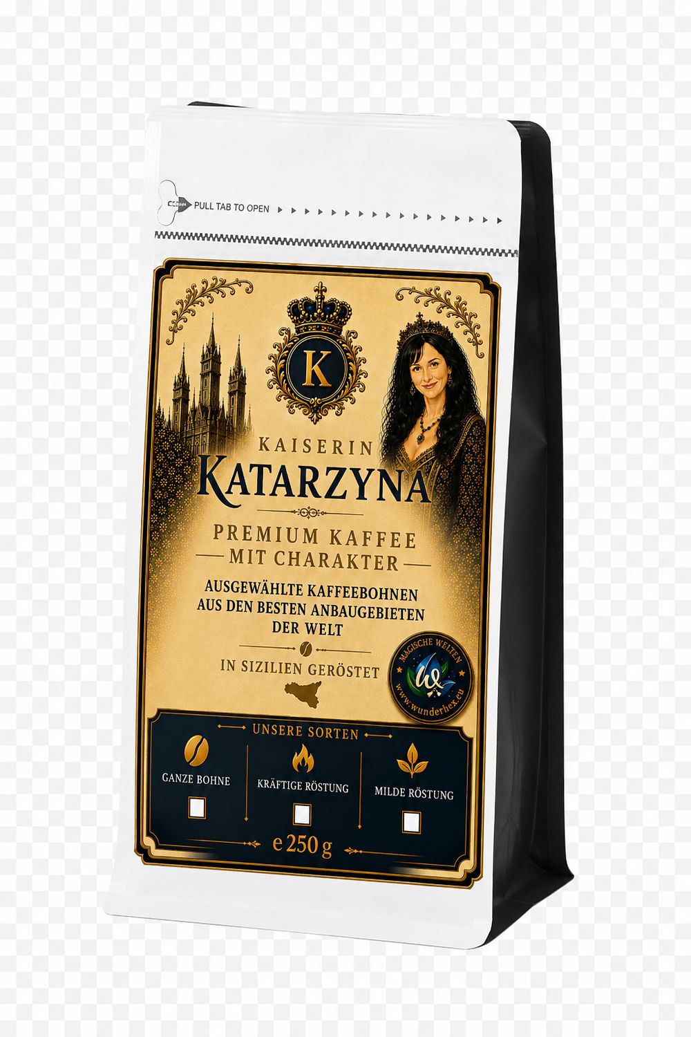 Kaiserin Katarzyna Stille Krone (gemahlen)– Premium Kaffee mit Charakter - 250g