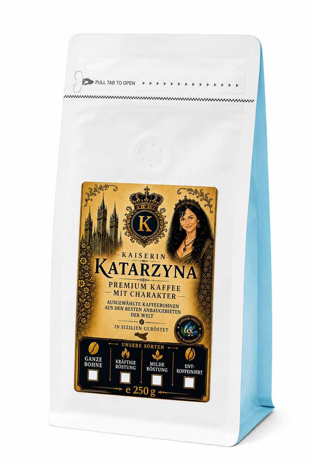 Kaiserin Katarzyna Harmonie – Premium Kaffee mit Charakter - 250g