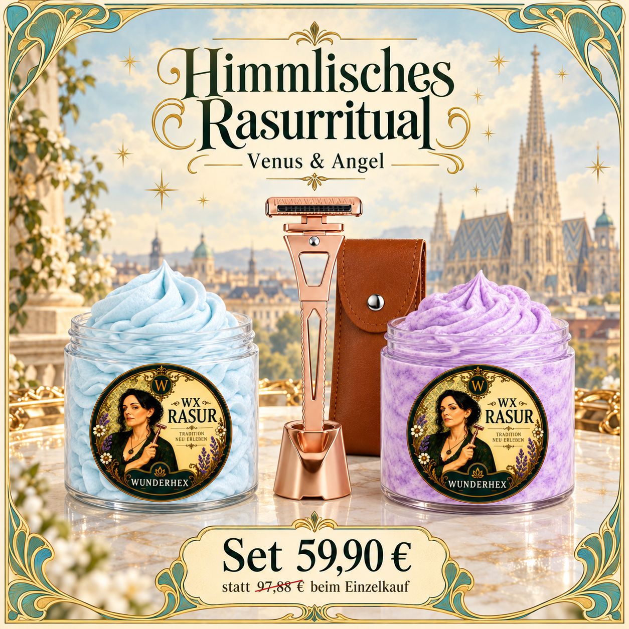Himmlisches Rasurritual – Venus &amp; Angel