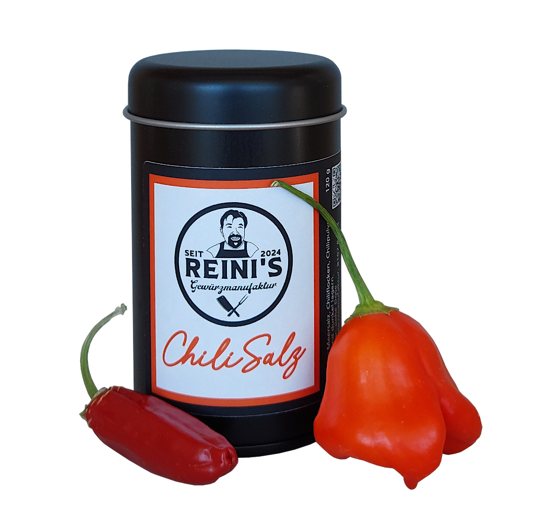 REINI&#39;S ChiliSalz - scharfes Salz mit Carolina Reaper