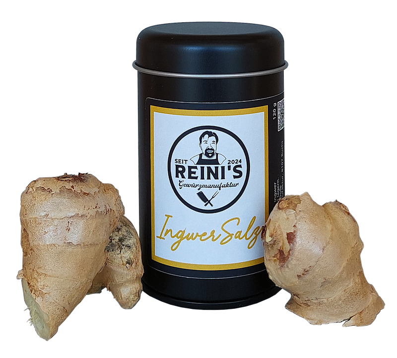 REINI’S IngwerSalz - gesundes Gewürz mit Ingwer