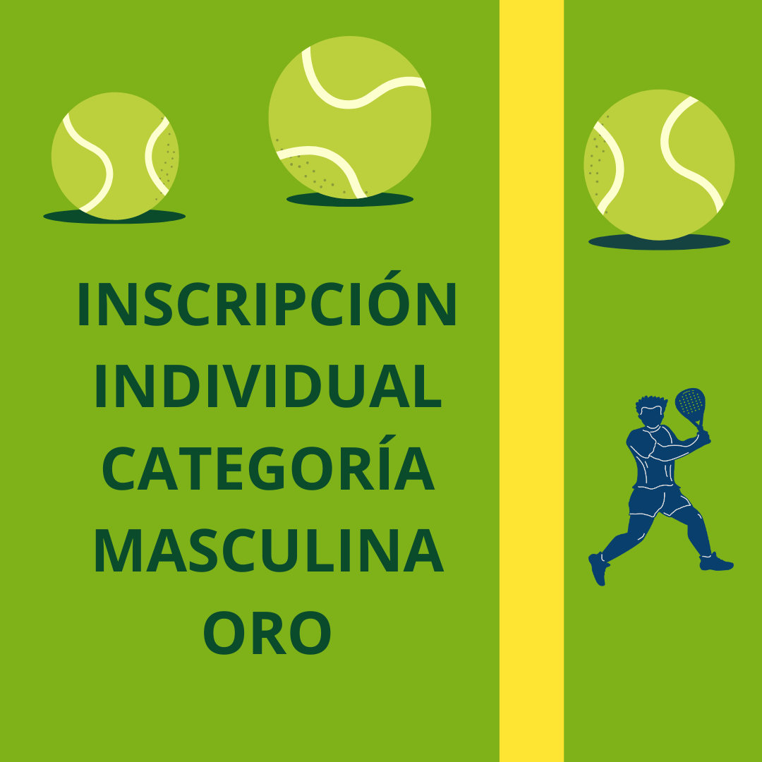 Masculino Individual ORO