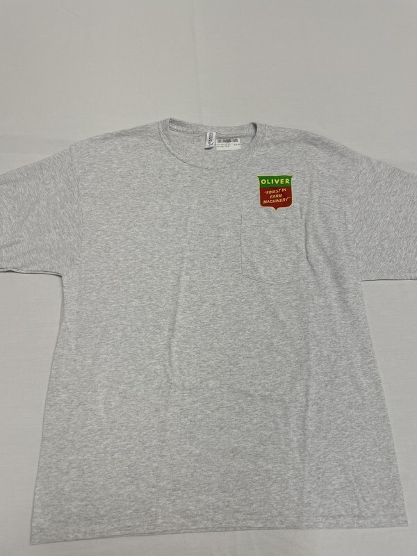 T-Shirt Oliver red and green Logo