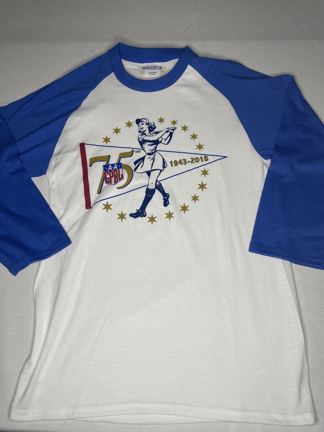 AAGPBL Youth Baseball Shirt SM