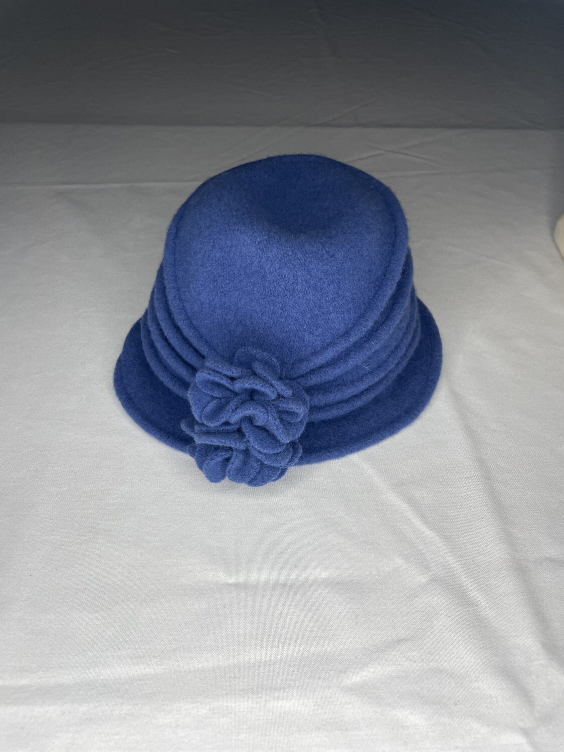Knit Wool Cloche Rosette -- Grace