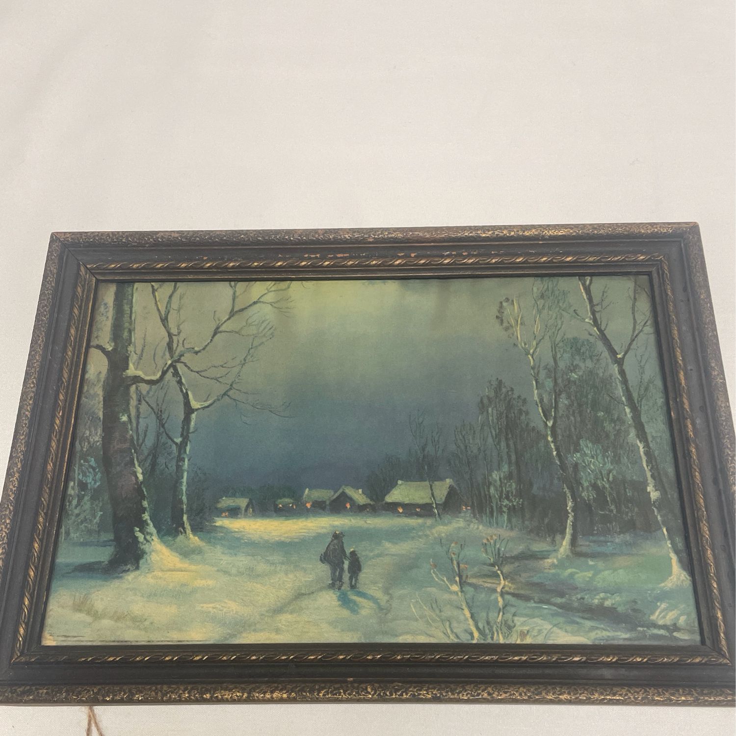 Painting -- Night Winter Scene