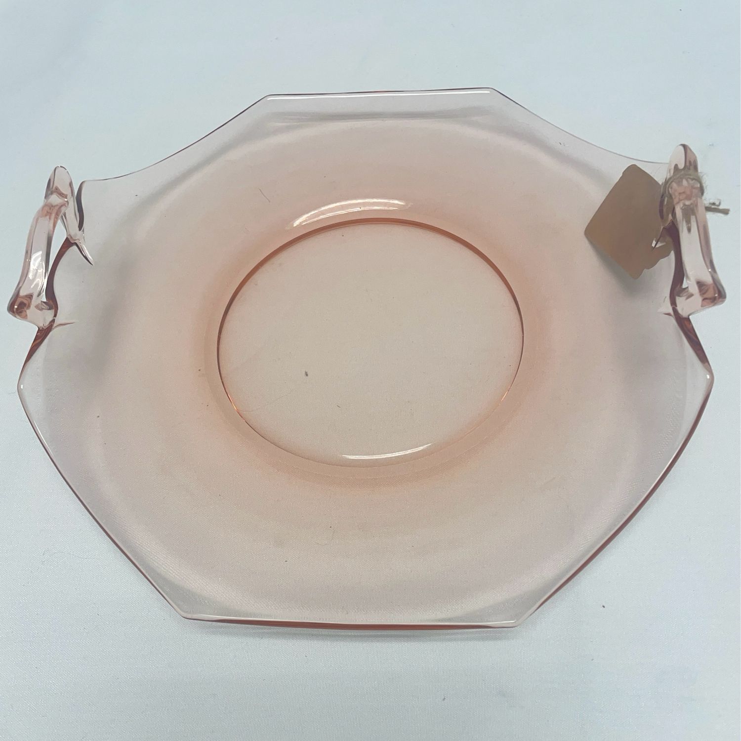 Pink Glass Tray