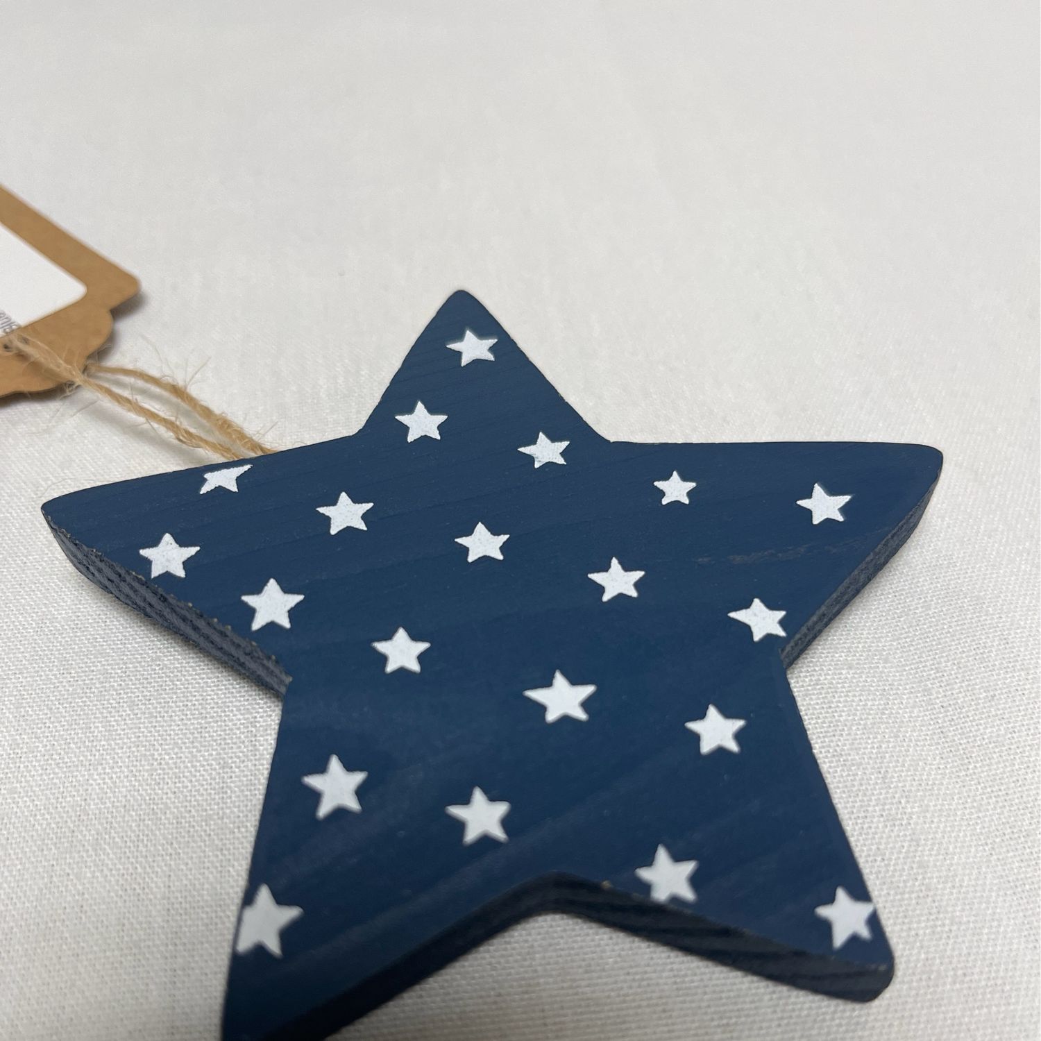 Blue Wood Star