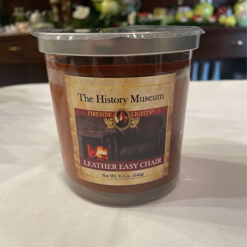 Candle Scented - Leather Easy Chair
