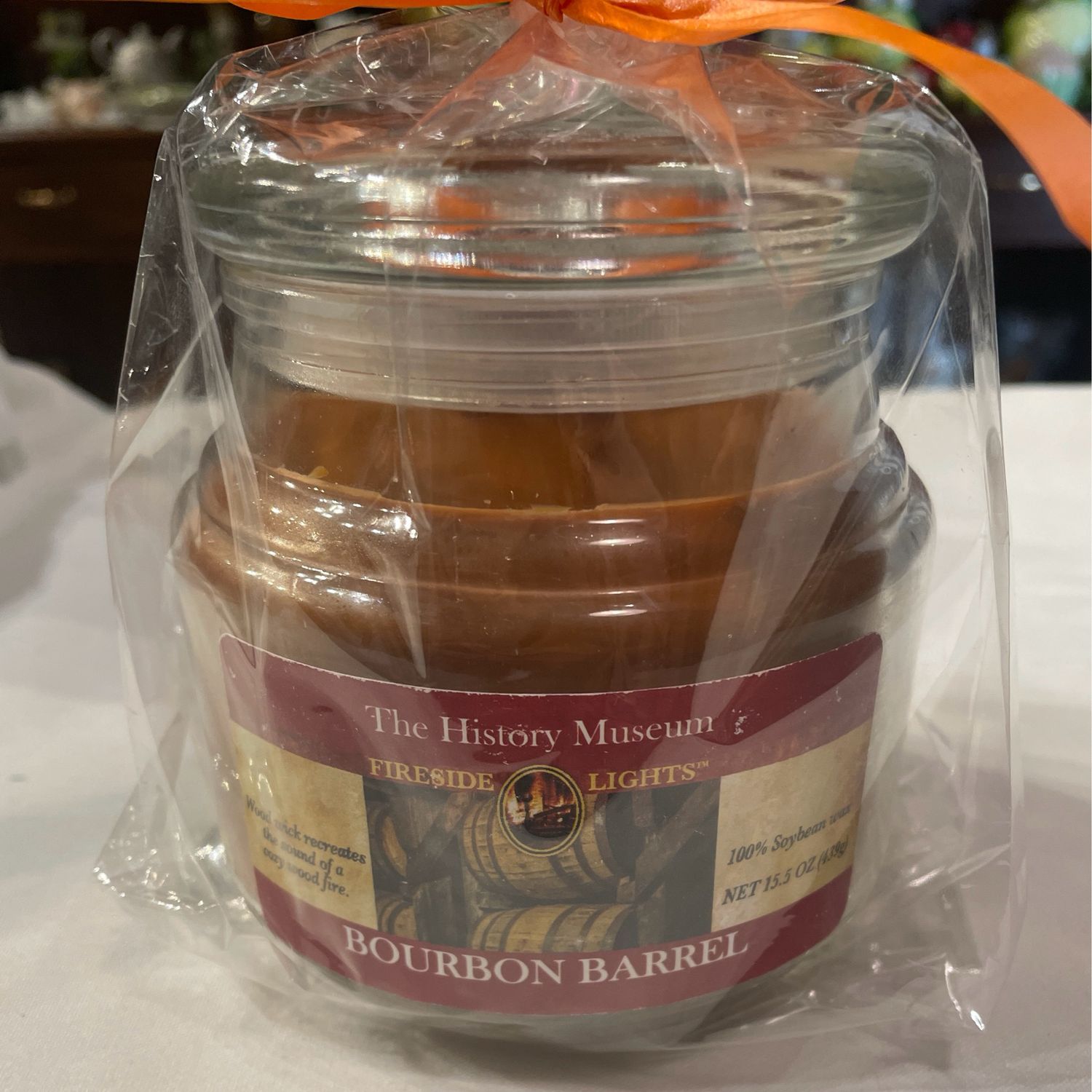 Bourbon Barrel Fireside Lights Candle