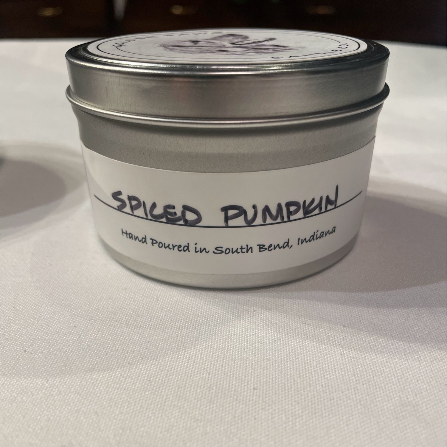 Golden Paws Candle - Large, Color: Spiced Pumpkin
