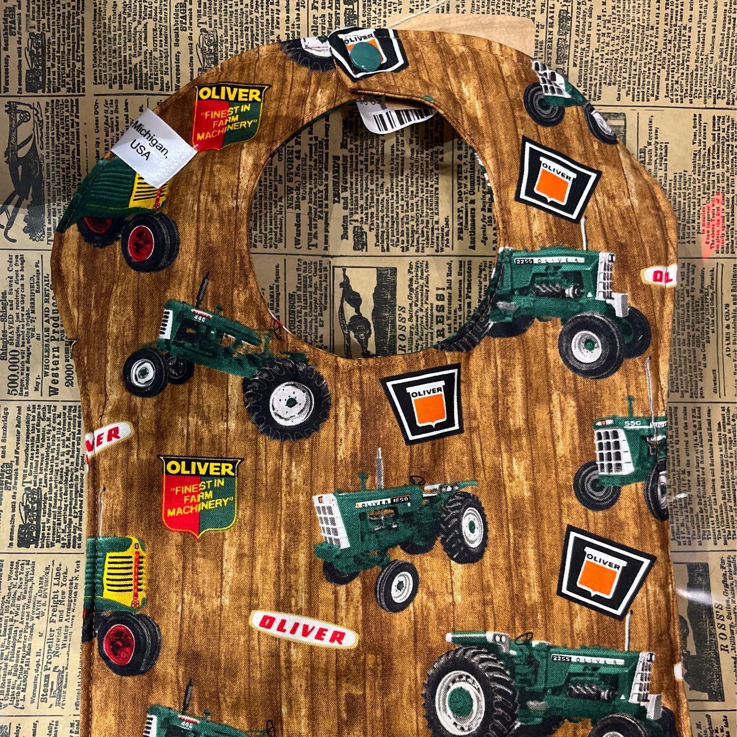 Baby Bibs - Oliver logo