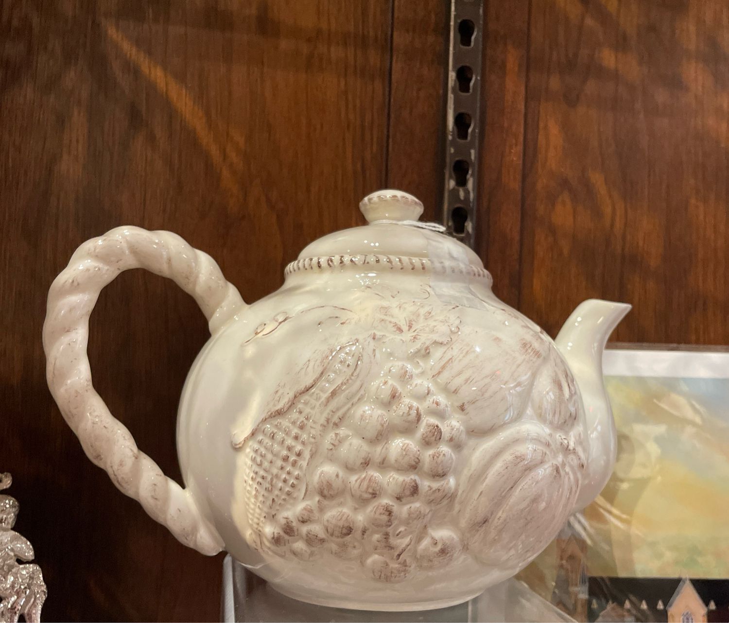 Teapot Cream Harvest