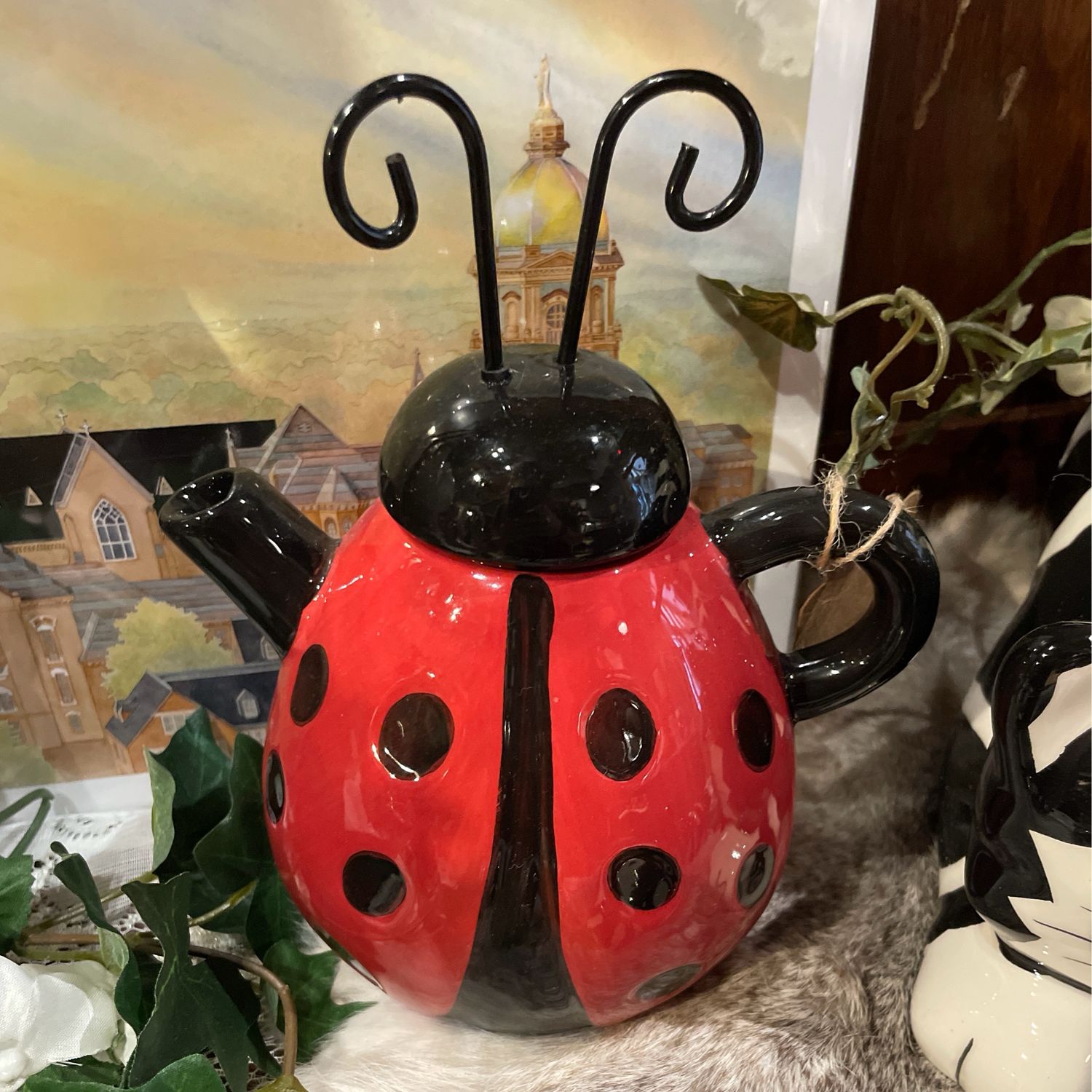 Lady Bug Tea Pot
