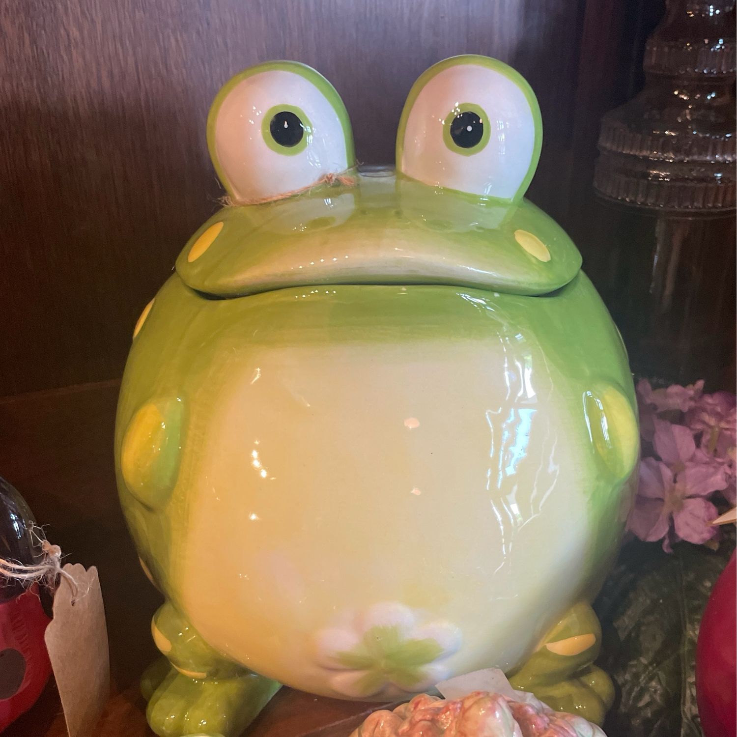 Frog Cookie Jar