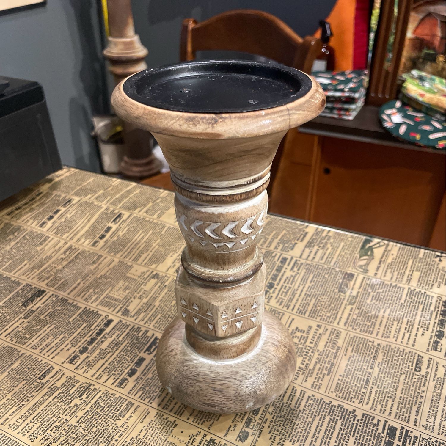 Candle Holder Medium Zig-Zag